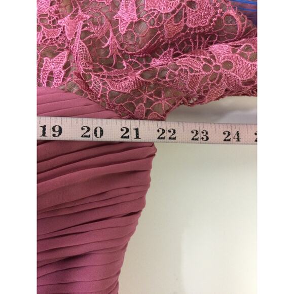 AW BRIDAL 18 2X plus desert rose Nawabi mother of bride party maxi dress B110 - Picture 6 of 9